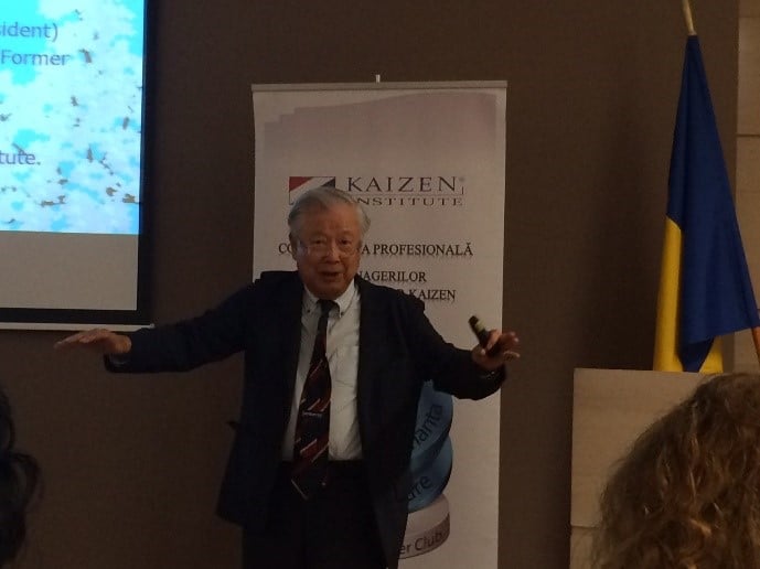 Prof. Keiki Fujita, prezentare la International Kaizen Conference, Cluj-Napoca